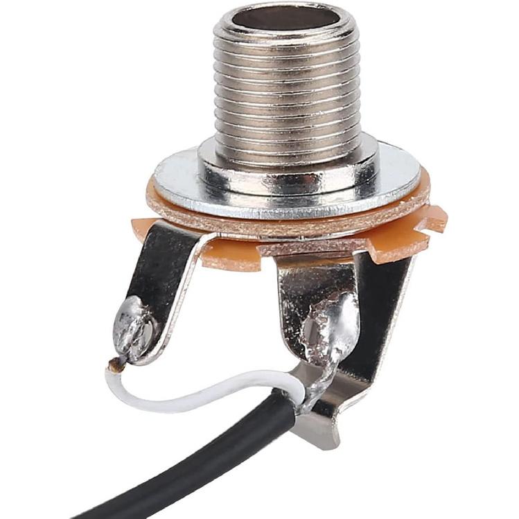 Wiring Harness with 2 Volume, 1 Tone, and 1 Jack for Electric Guitar Bass, 3 Way Switch for Electirc Guitar Bass Guitar Wiring Harness