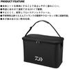 Daiwa Tackle Tote Bag F50(K) Black with Durable Material and Spacious Design