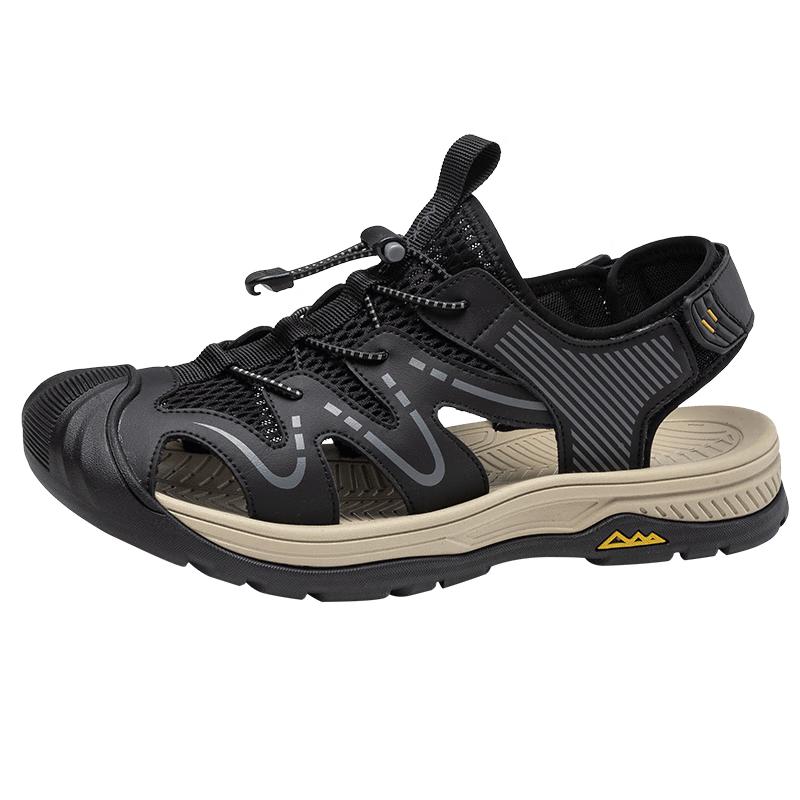 Aokang Men s Summer Outdoor Wading Closed-Toe Beach Sandals 40