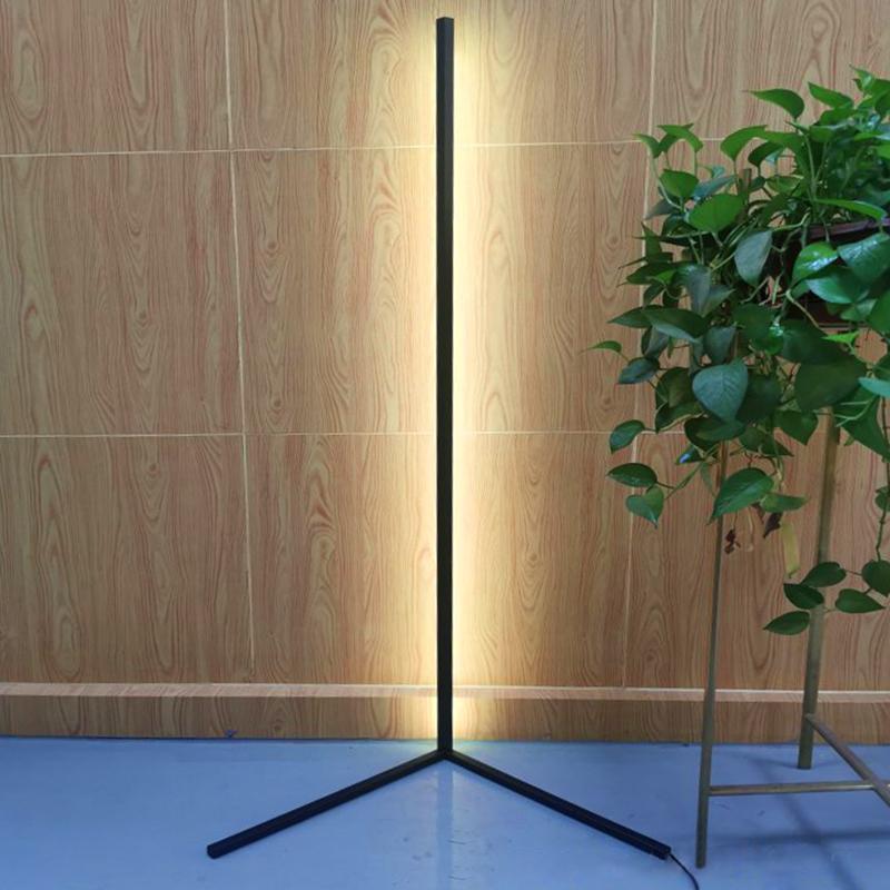 Indoor Home Decor Smart WIFI Corner Floor Standing Standard Lamp Lighting Modern Stand Floor Light LED RGB Floor