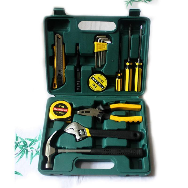 8-piece Set 9-piece Set 12-piece Set 16-piece Set Car Home Dual-purpose Combination Toolbox Car Hardware Tool Set Gifts