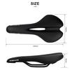 RIDERACE Bicycle Saddle Hollow Cycling Seat for Men Women Soft PU Leather Comfortable Shock Absorbing MTB Road Bike Cushion
