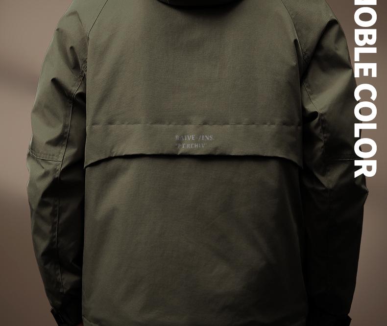 Men's High-End Retro Cotton Jacket: 2025 Autumn/Winter Outdoor & Commuting Essential