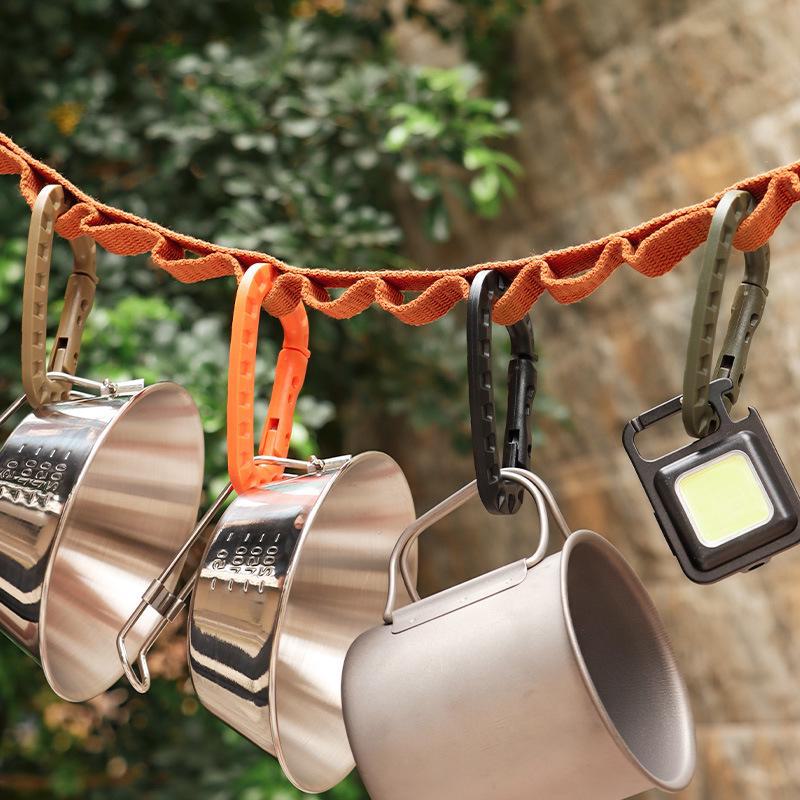 Lightweight Medium Tactical Outdoor Climbing Bag with Quick Hook Keychain D-Buckle