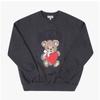 Ganni Isoli Bear Logo Rhinestone Women Sweatshirt A1060027