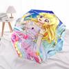 1pc Accel World Outdoor Umbrella - Auto Open Close, Portable 3-Fold Design with 8 Iron Ribs - Perfect Gift for Fans, Travelers, Daily Use - Suitable f