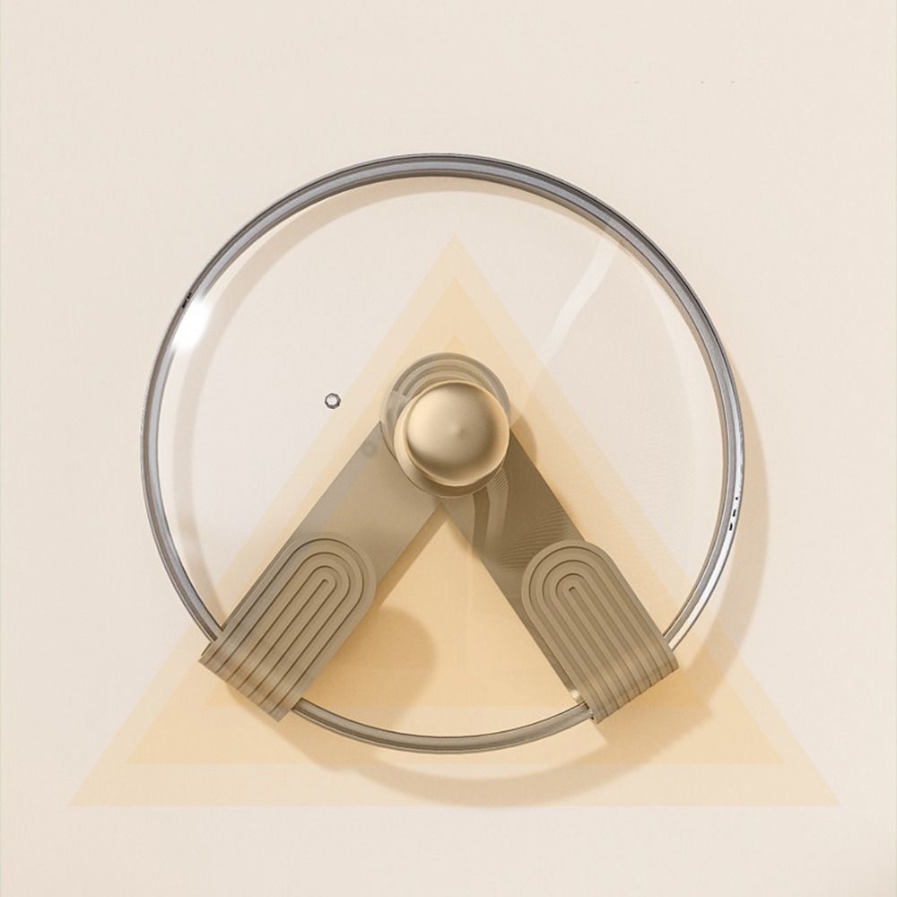 2Pcs Wall-mounted Suction Cup Pot Lid Holder Plastic Cutting Board Shelf for Home