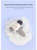 Happy Monkey Black & White Grasping Stick Pacifier Rattle for Newborns - Squeezable BB Stick Hand Rattle for Early Education