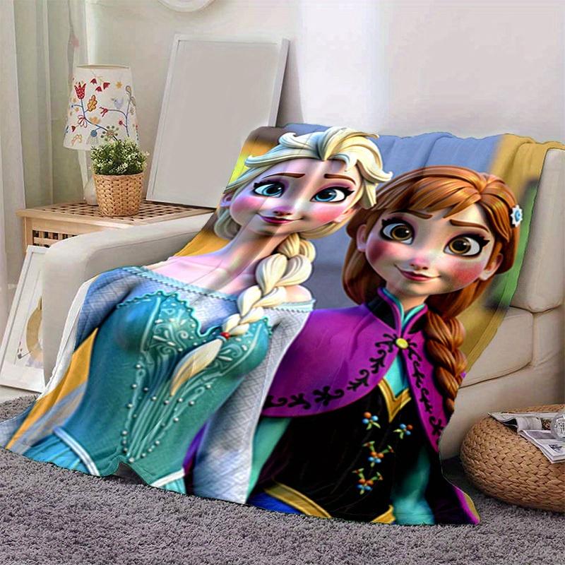 1PC Cartoon Blanket, Seasonal Universal, Home Decoration, Throw Blankets, Cute Cartoon Print, Soft Flannel Throw Blanket, Versatile & Cozy f 100x150cm
