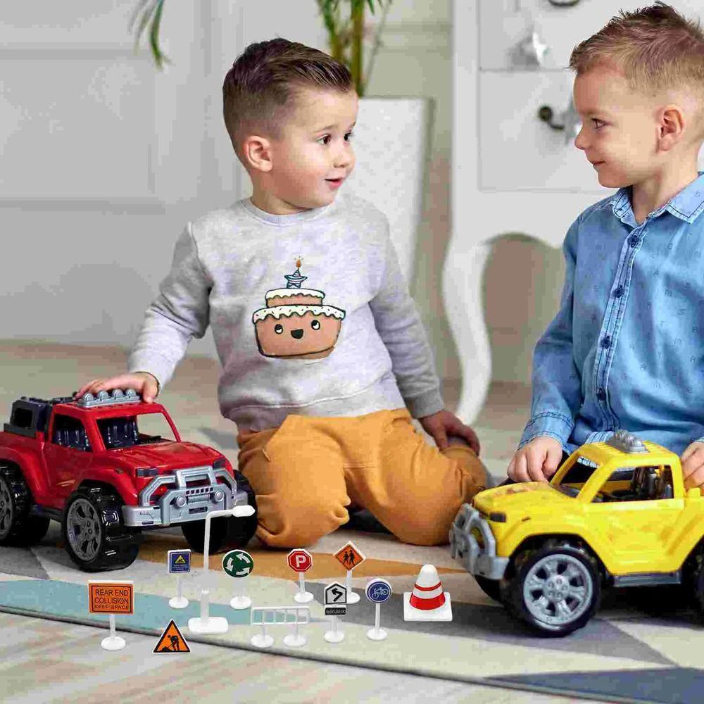 Educational Traffic Sign Models Roadmap Street Sign Cones Creative Traffic Barrier Signs  Play Game
