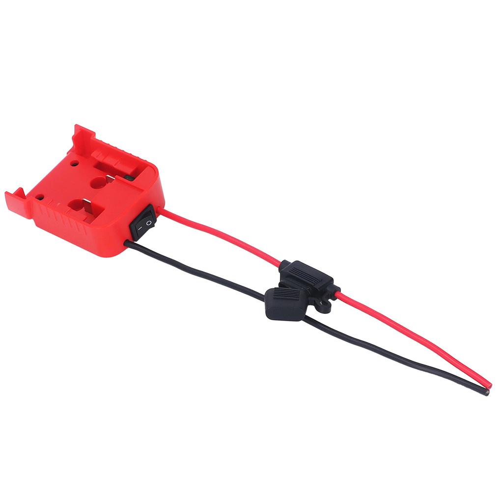 Elektrowerkzeug-Akkupadapter mit Sicherungen 12AWG Kabel Schaltermodul Akku-Konverter für M18 18V