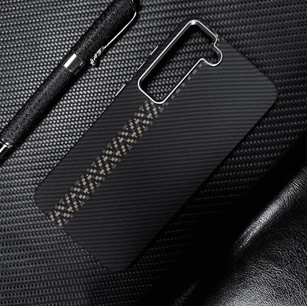 Kevlar carbon fiber pattern magnetic phone case for Samsung s25ultra ultra-thin S24 protective case PC hard case