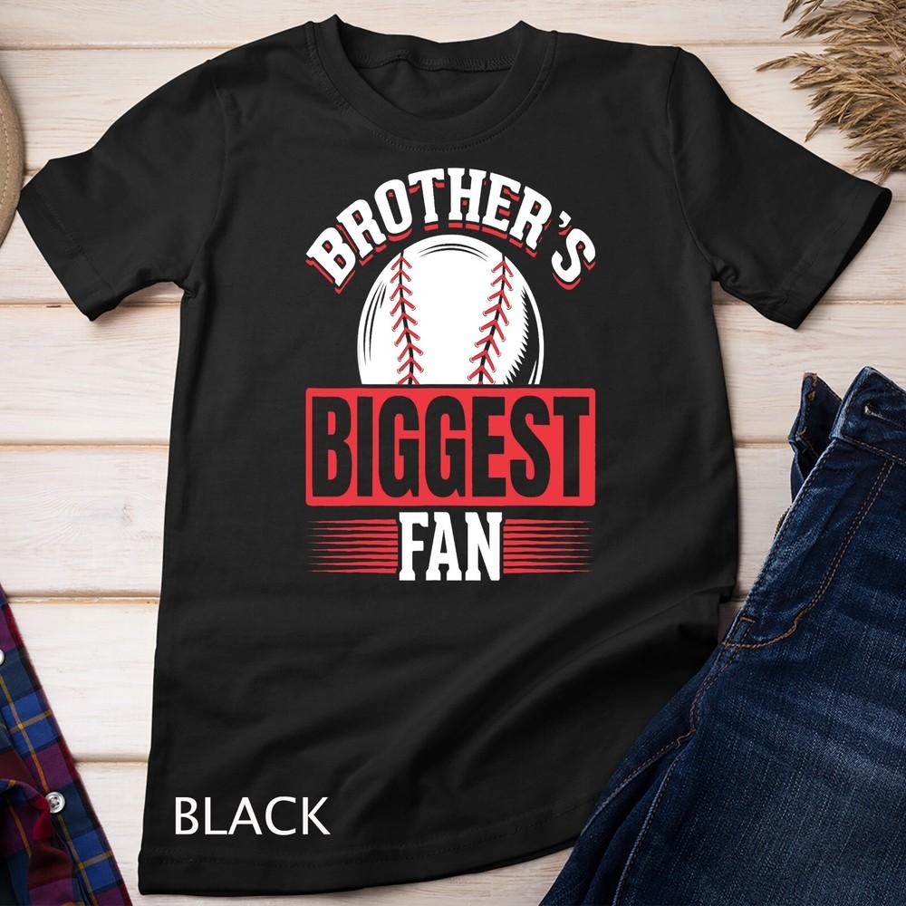 

Little Sister Baseball Brother Fan T-Shirt Unisex T-shirt 2XL