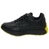 Alexander McQueen Sprint Runner Black Yellow 705076WIC981554