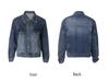 Vintage Washed Denim Jacket - Retro Loose Fit for Autumn/Winter