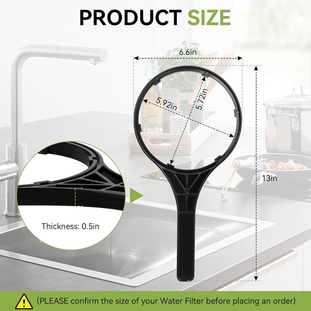 SW-3 Water Filter Wrench Replacement For Pentair Pentek 150296 Spanner Wrench Fit For 10" Big Blue Housings, Big Blue Water Filter Housing Wrenchs