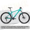 2PCS New 2022 Mud MTB guard Bicycle Mountain Road Bike Fenders Wings Cycling bike front fender cool Bicycle Accessories