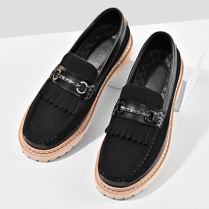 Pánské šaty Business kožené boty Ležérní Slip on Shoes Mokasíny