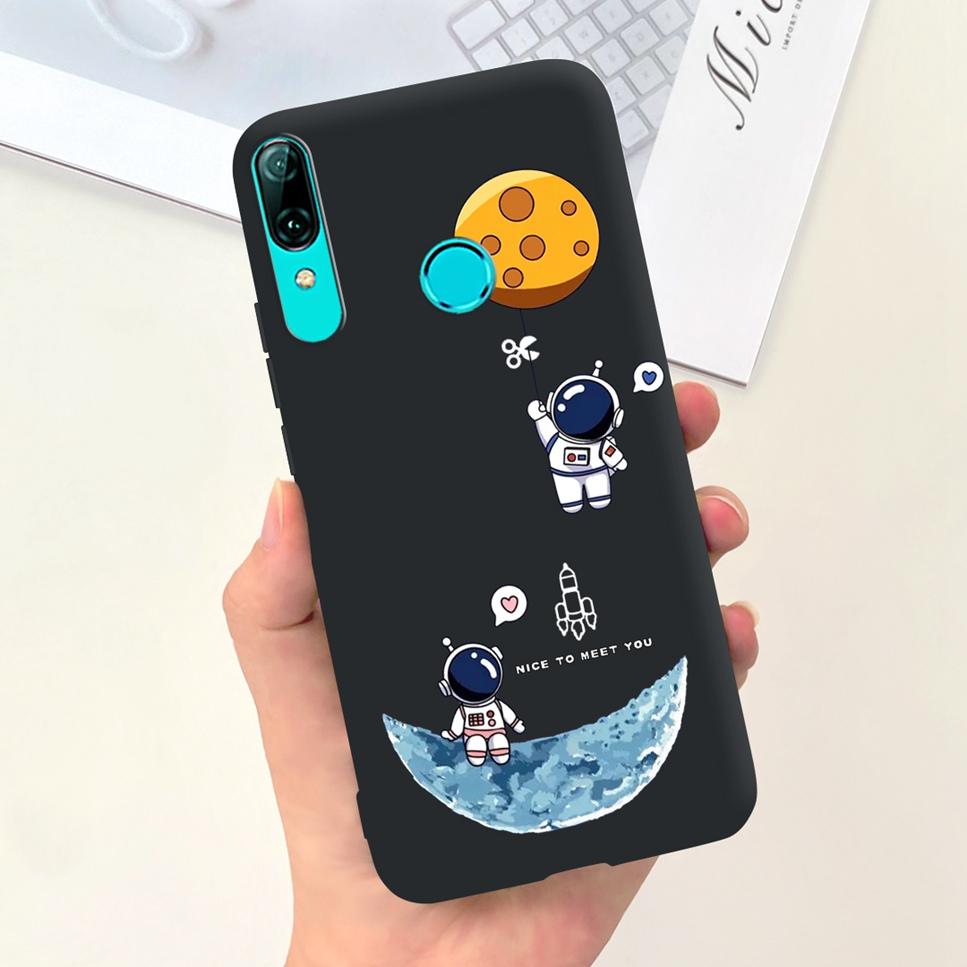 For Huawei P Smart 2019 6.21"Case Cute Cartoon Astronaut Soft Silicone Cover For Huawei P Smart 19 POT-LX3 Shockproof Phone Case