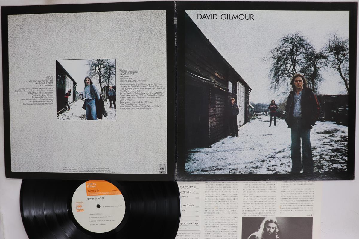 Виниловая пластинка DAVID GILMOUR  David Gilmour 25AP1077 CBS SONY 1978 Япония Рок Б/у