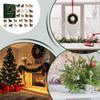 2025 Horse Christmas Countdown Calendar 24 Days 2D Acrylic Pendant Advent Calendar for Party Christmas Tree Decorations Gifts