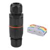 IP68 Waterproof Junction Box Outdoor Lamp Electrical Cable Connectorwith 3 Pin Quick Connector