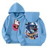 Child Fashion Lightweight Long Sleeve Pullover With Pockets  Print Hoodie