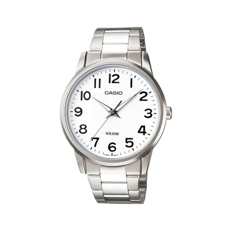 Casio Men's Leather / Metal Watch MTP-1303L-7B / MTP-1303D-7B