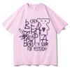 Summer Unisex Tshirt Printed With Patterns Summer Short Sleeved Street Style Casual Pure Cotton Clothing Tshirt