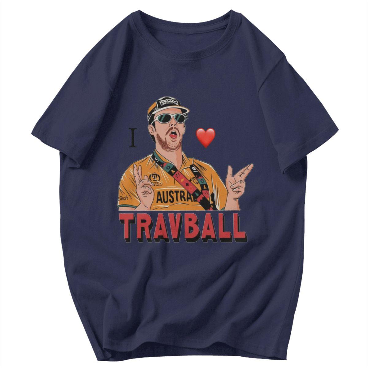 

Men T Shirt Travball Travis Head Trending Gifts Y2K Graphic Quality Unisex Tops T Shirts 4XL