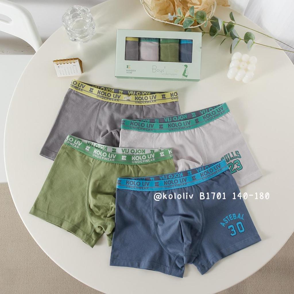 Cola Pear Boys' Boxer Briefs for Middle/High School Students and Teens