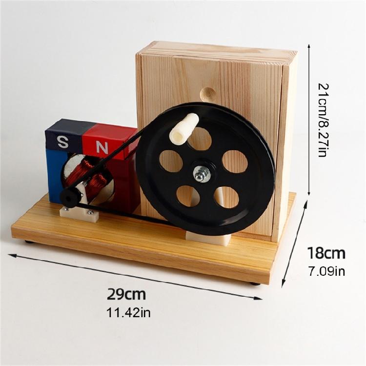 Interactive Hand Operated Generator Educational Tool For Physics Concepts Electromagnetics Induction Demonstration Tool