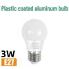 High-Brightness Energy-Saving LED Bulb for Indoor and Street Stall Lighting, E27/E14 Compatible, Plastic-Clad Aluminum