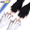 Anti UV Gloves Gel Professional Protection Gloves For ManicuresProtect Hands Nail Art Stretchy Fingerless Glove For Home Outdoor