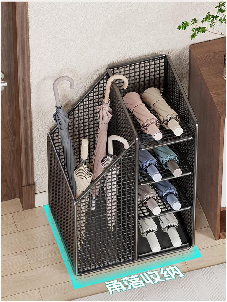 School Corridor & Hotel Lobby Umbrella Storage Rack for Entryways