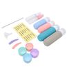 Travel Bottles for Toiletries Leakproof Squeezable Silicone Toiletry Containers for Shampoo Conditioner Portable
