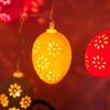 New 1.5M 10LED Easter LED String Warm Light Colorful Festival Lamp DIY Eggs Chick Carrot Garland Lights Party