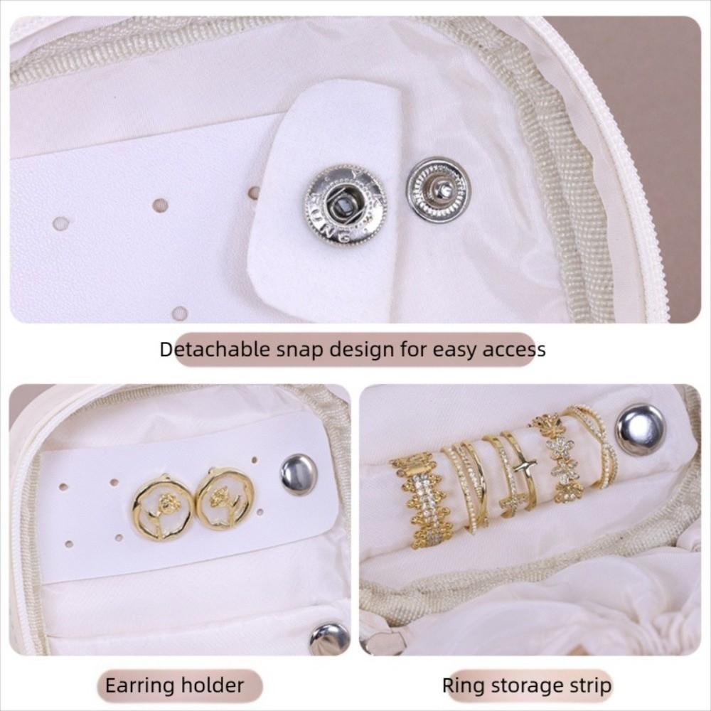 Organizer Travel Earrings Ring Sorting Bag Packing Bag Drawstring Storage Bag  Girls