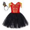 Elegant Nutcracker Dress With Sequin Accents Cosplay Outfit For Girls On Halloween