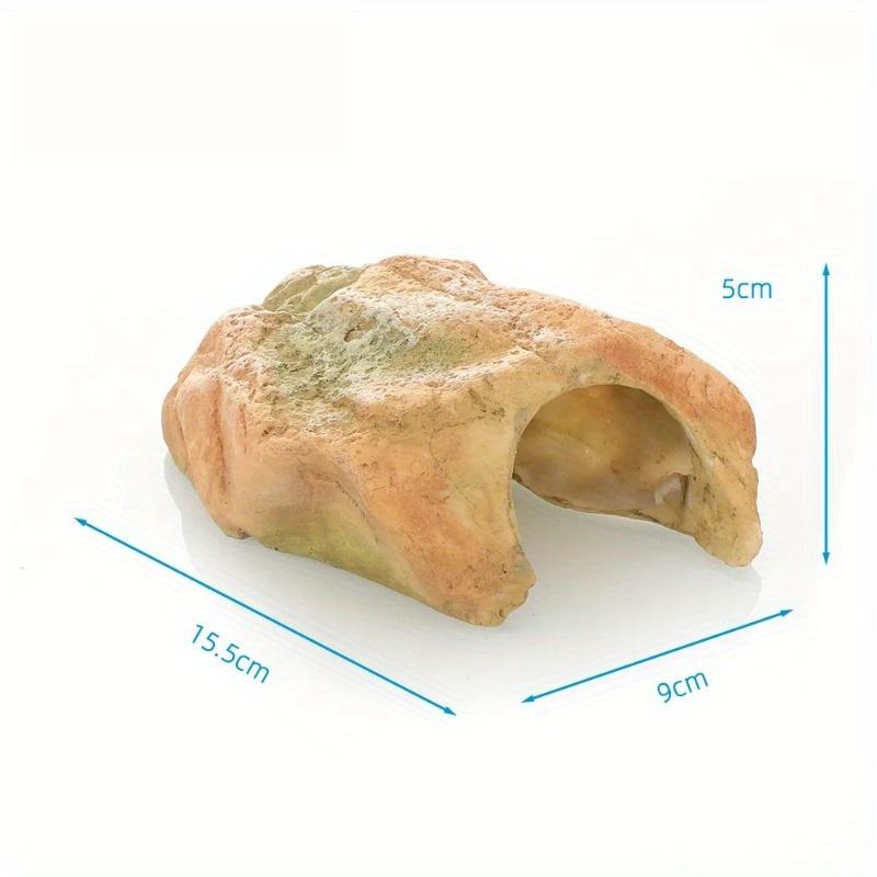 1PC Reptile Hiding Hole Climbing Sunbathing Platform Turtle Hiding Hole Resin Decoration and Scenery Fish Tank Aquarium Landscape