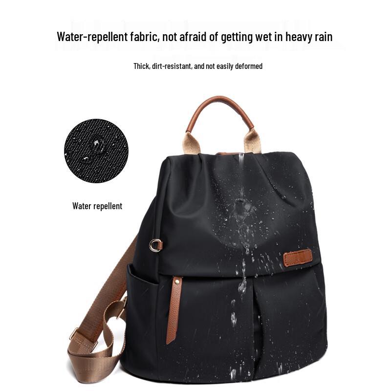 Zhuer Women's Ultralight Oxford Anti-Theft Backpack