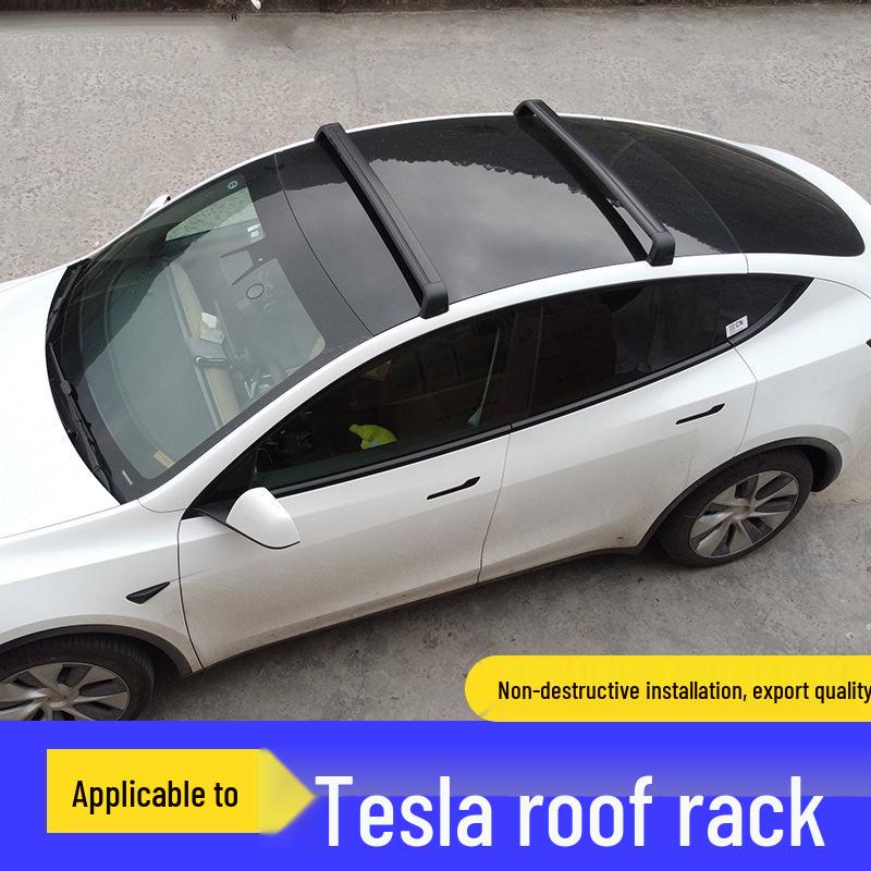Tesla Roof Rack Crossbars for Model Y & Model 3 Luggage Transport