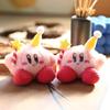 Adorable Birthday Kirby Plush Keychain Cute Soft Toy For Bags And Keyrings