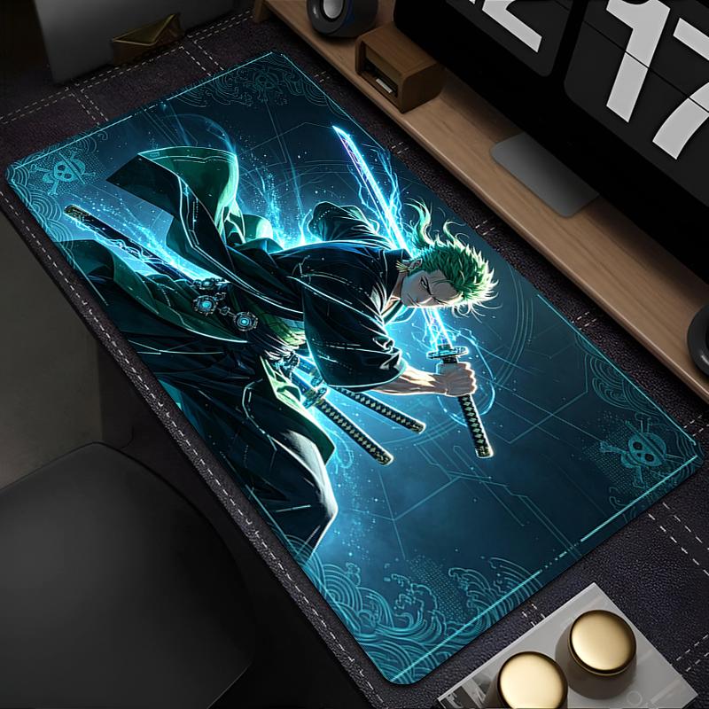 New Anime Mouse Pads Computer Accessories Speed Mousepad Designed Specifically Xxl Gaming Keyboard Mat One Piece Zoro Mouse Mat