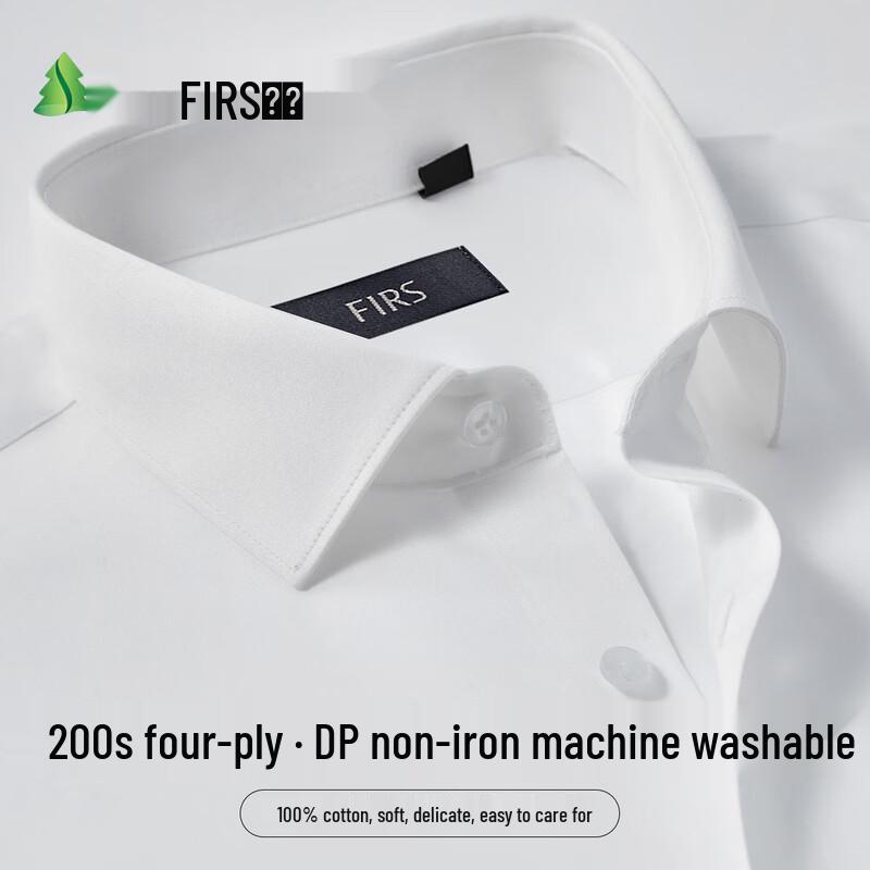 FIRS Men s 100% Cotton Wrinkle-Free Business Casual Long-Sleeve Shirt 42