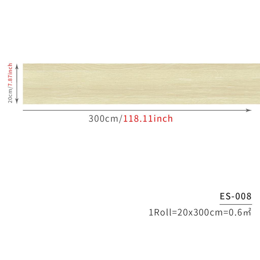 Simulation Wood Grain Home Decoration Floor Sticker Pvc Waterproof Wall Sticker Bedroom Living Room Floor Renovation Sticker