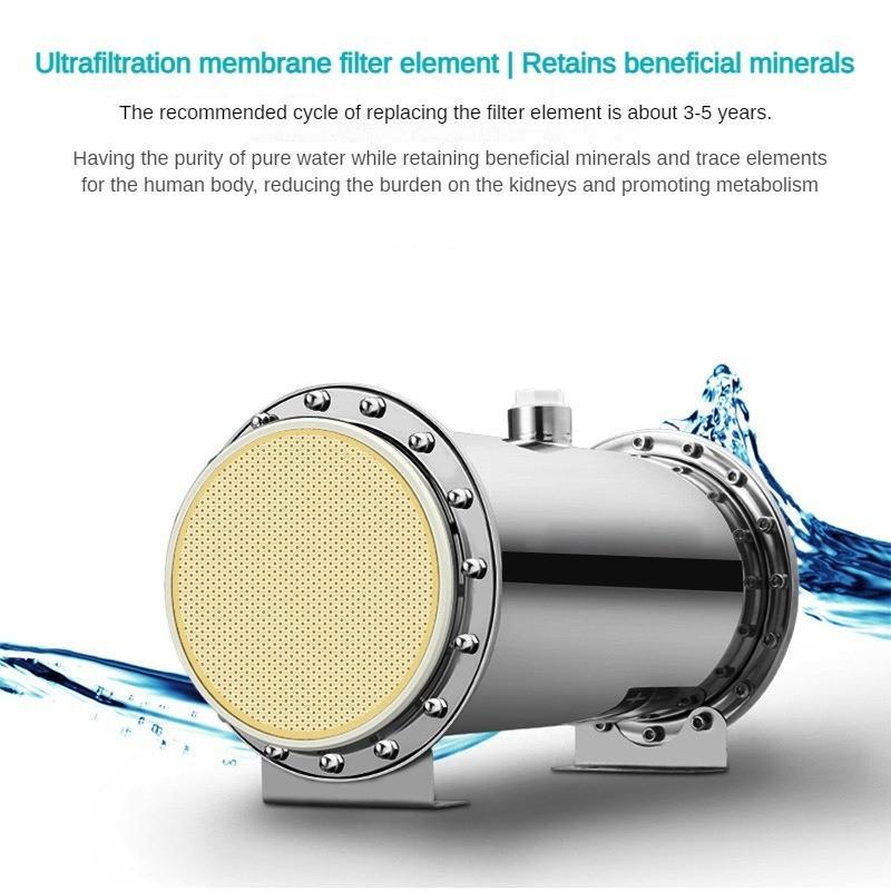Household Stainless Steel Water Purifier Rural Outdoor Tap Water Filter Ultrafiltration Direct Drinking Pure Water Machine