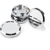 Universal 2.74 Inch 69.5 MM Wheel Center Caps - Snap-On Hub Covers Waterproof and Rustproof Hub Caps (4-Pack, Chrome)
