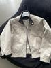 CleanFit Herren Retro Karomuster Stehkragen Jacke - Herbst/Winter Trendiger Baseball-Stil Mantel