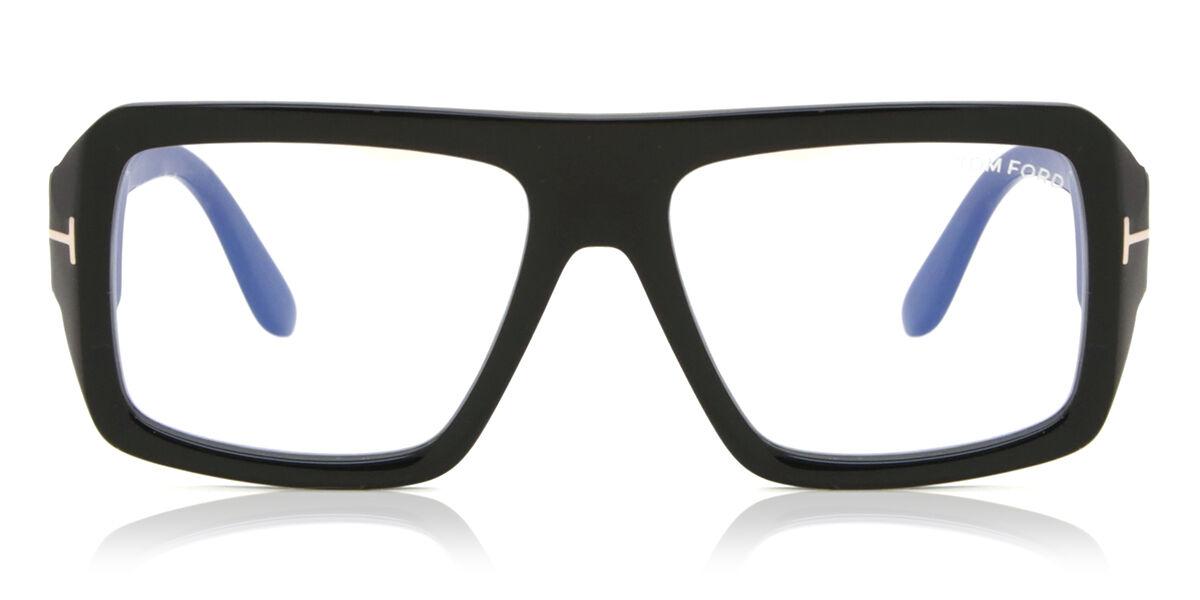 

Tom Ford Ft5903 B Blue Light Block 001 Men Eyeglasses Shiny Black/54